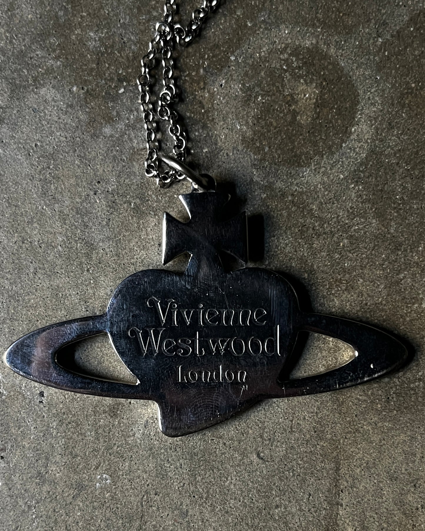 Vivienne Westwood Heart Skull Orb Chain