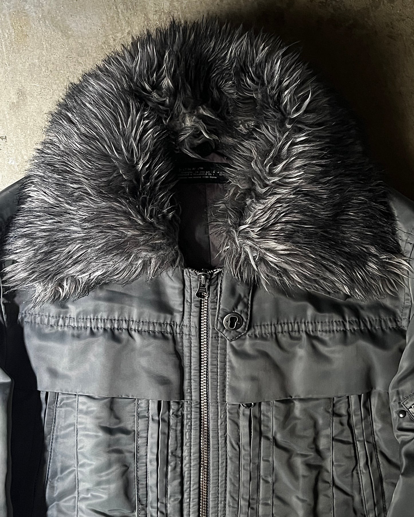 L7 Real Hip Tactical Jacket with Removable Fur