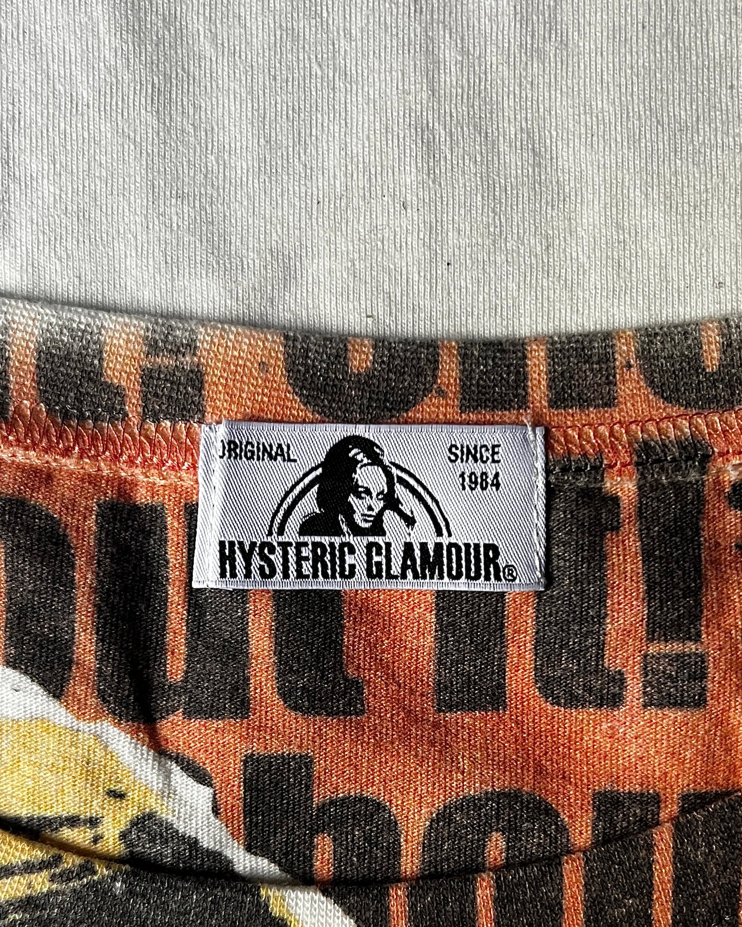 Hysteric Glamour "Shout It!" Air Brush Tee