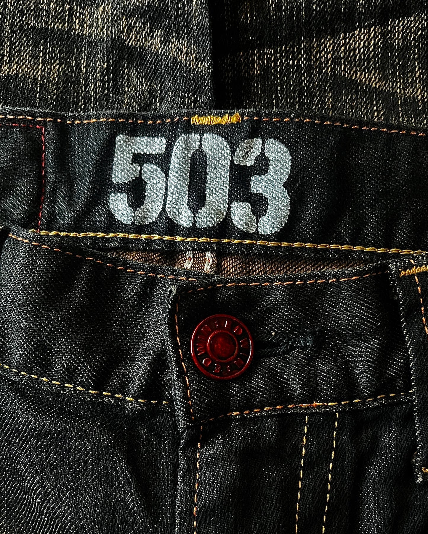 Blue Trip Rust Baggy Denim
