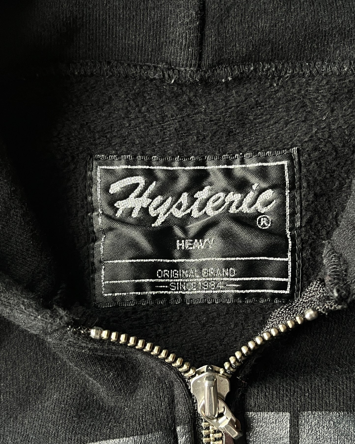 Hysteric Glamour "Destroy" Studded Hoodie w/ Removable Sleeves