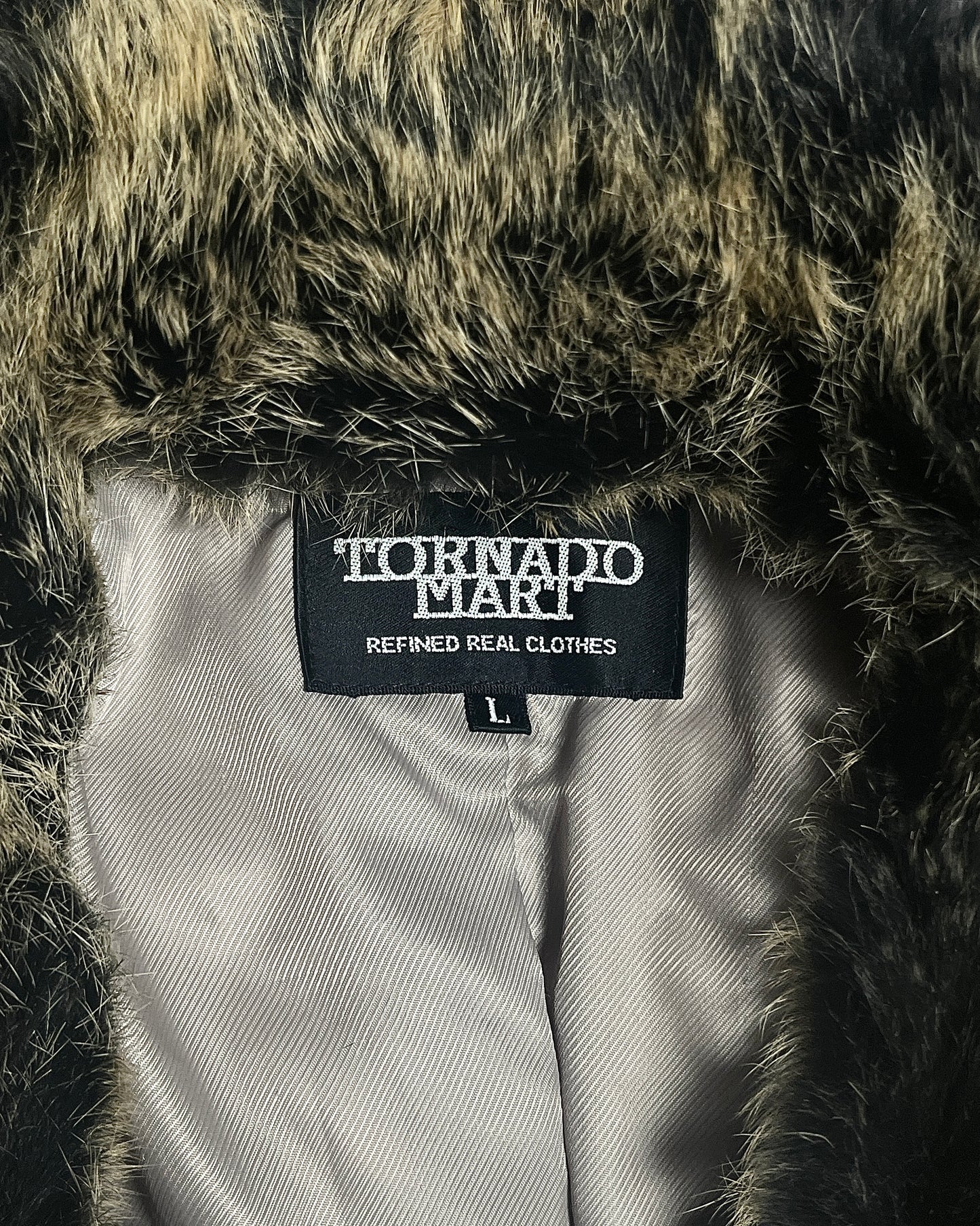 Tornado Mart Puffer with Removable Fur Neck Lining