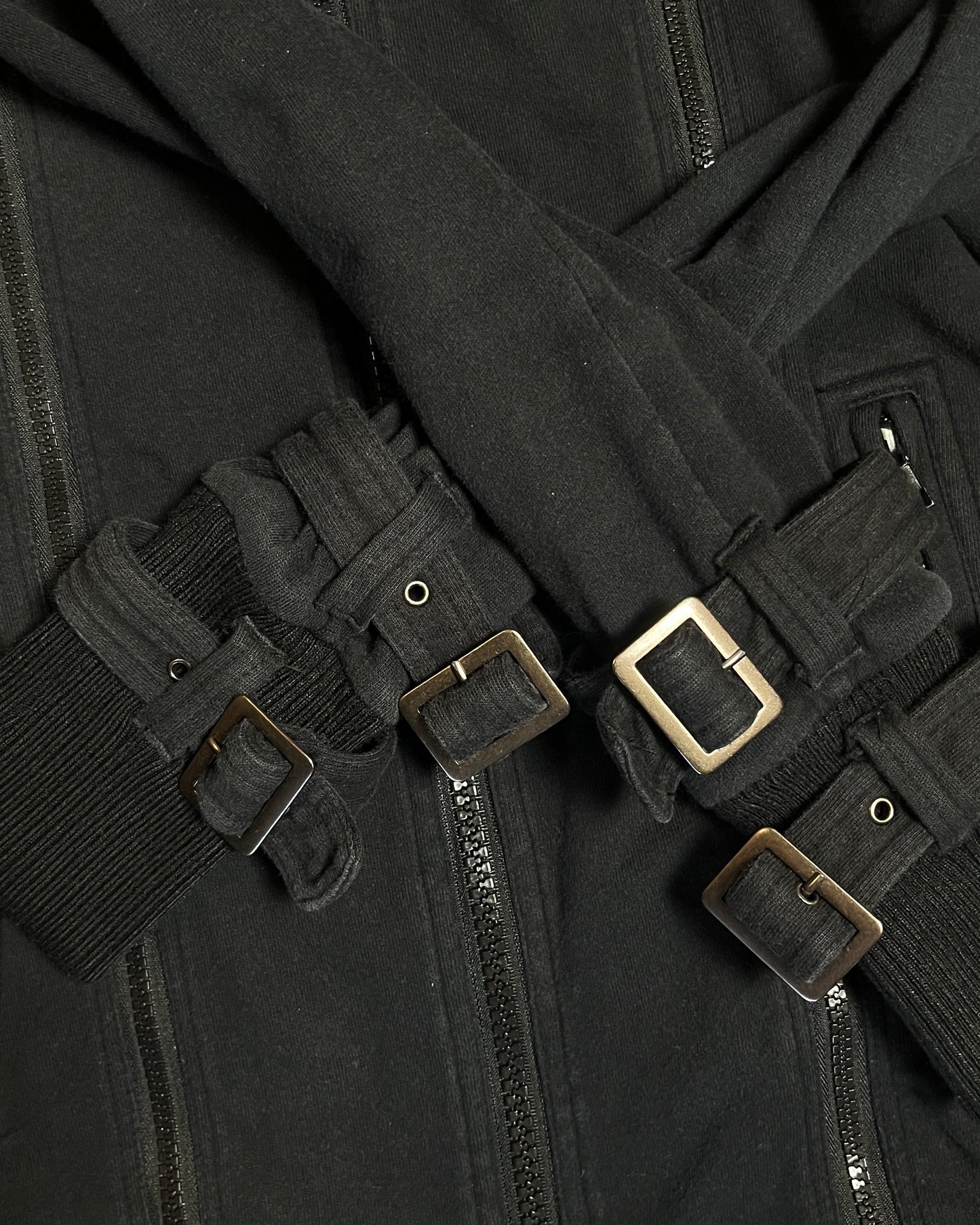 Heaven And Earth Triple Zip Hoodie with Hidden Hood
