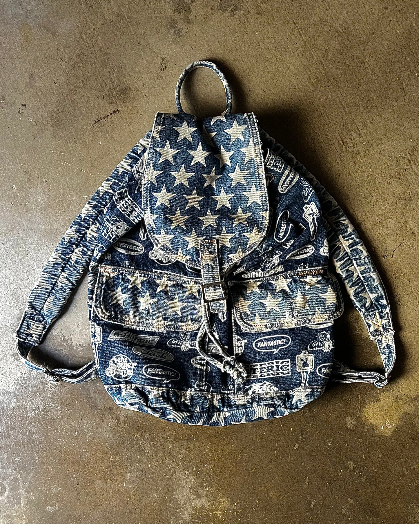 Hysteric Glamour Americana Patterned Backpack