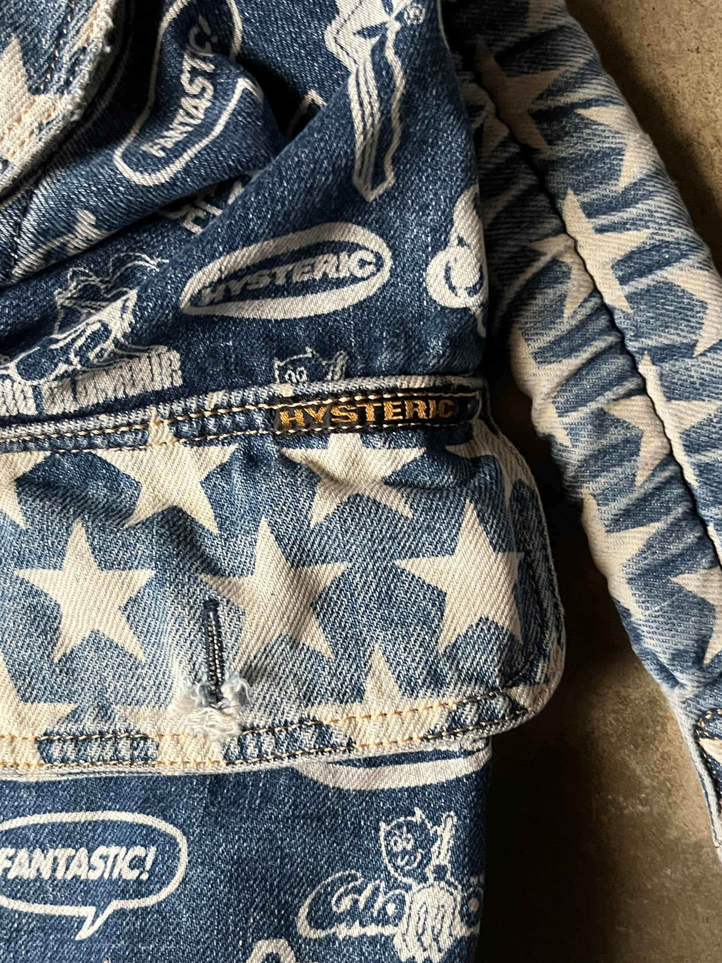 Hysteric Glamour Americana Patterned Backpack