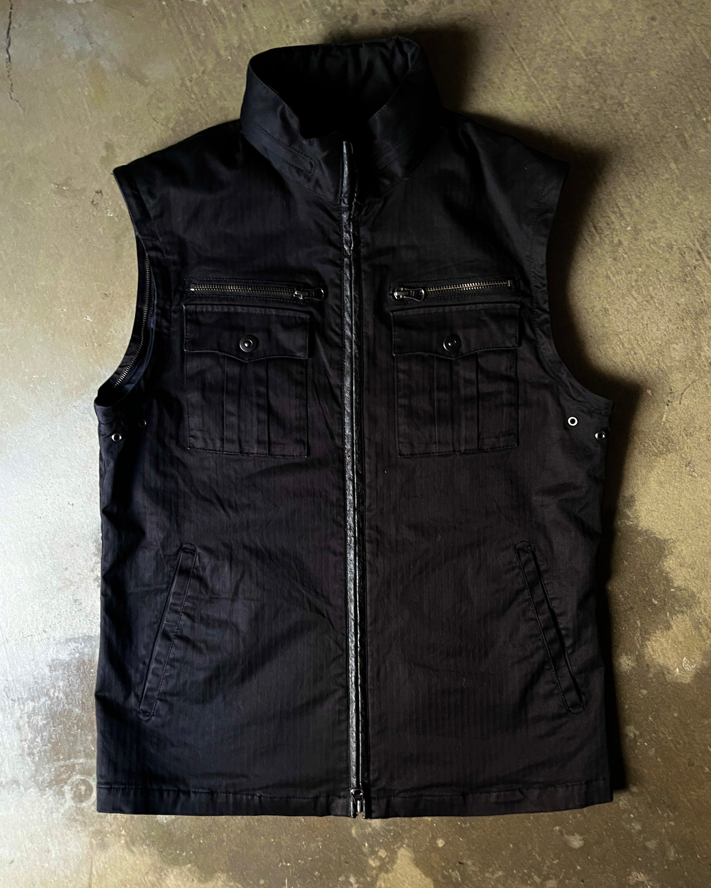PPFM Removable Sleeve Double-Zip Jacket Vest