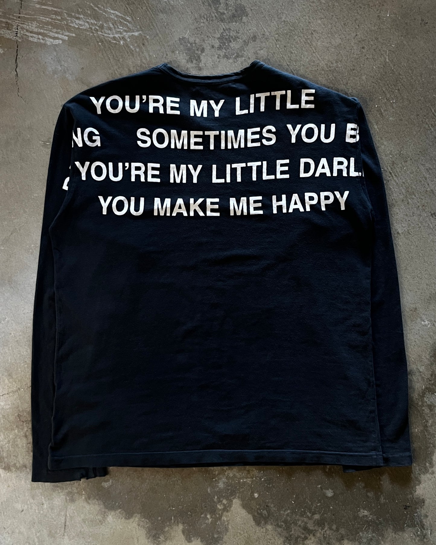 Junya Watanabe Spring/Summer 2002 Poem Longsleeve