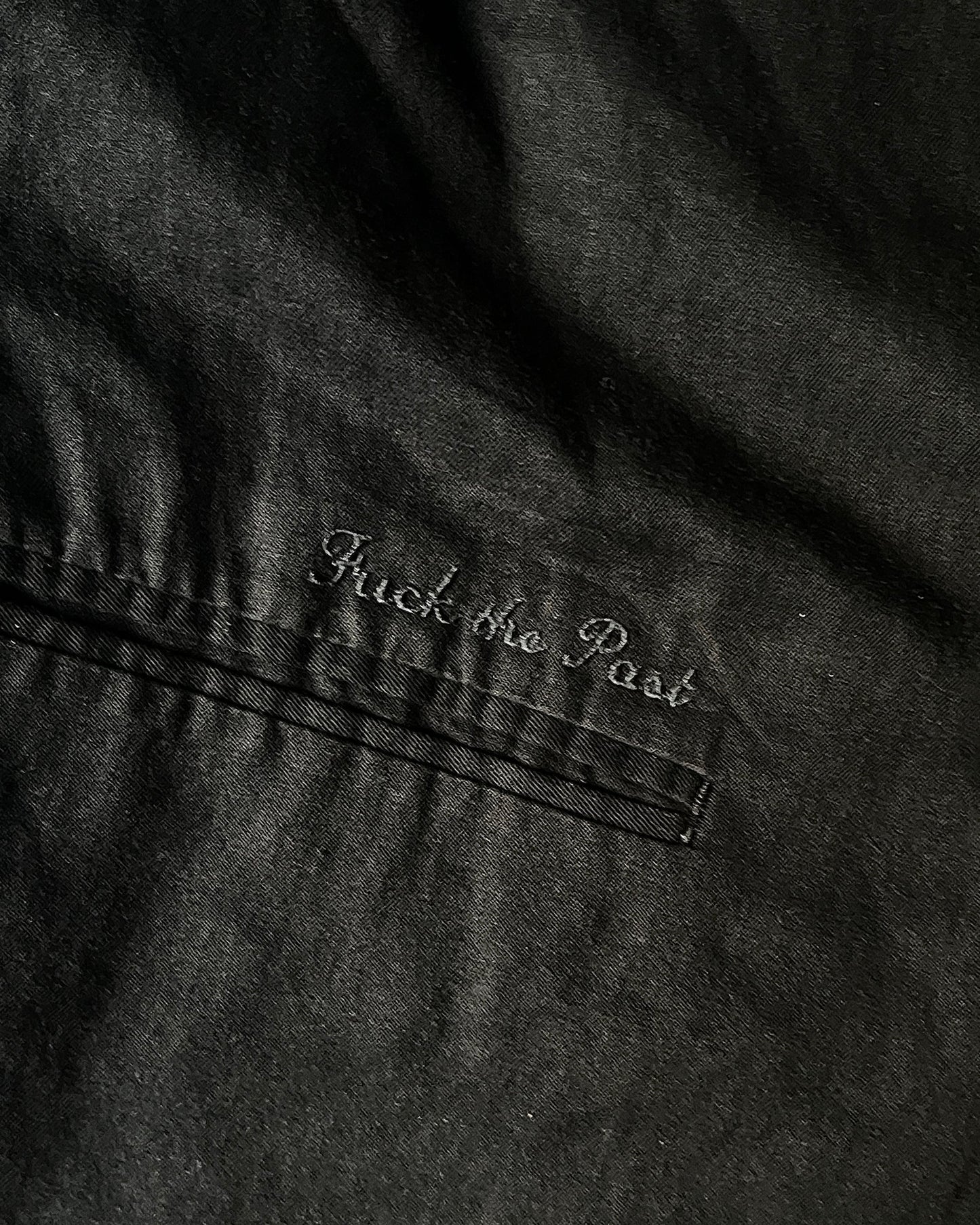 Undercover SS12 Open Strings "Fuck The Future, Fuck The Past" Blazer