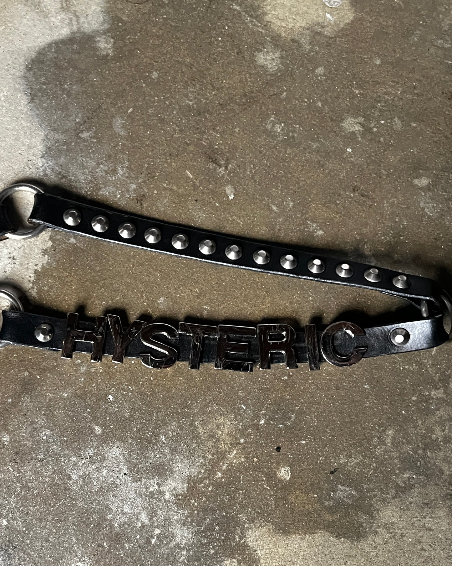 Hysteric Glamour Studded Text Belt