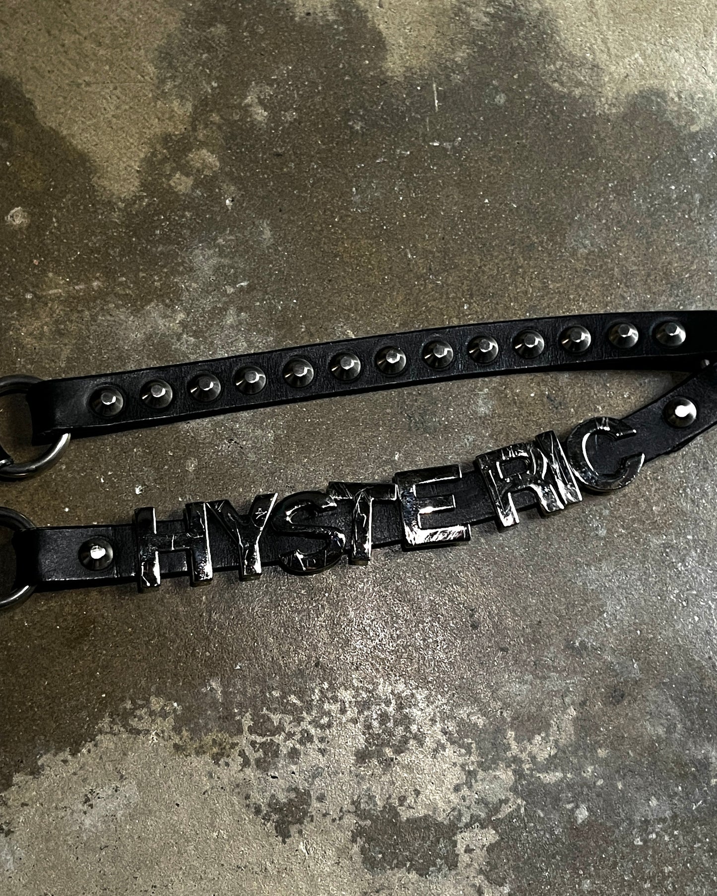 Hysteric Glamour Studded Text Belt