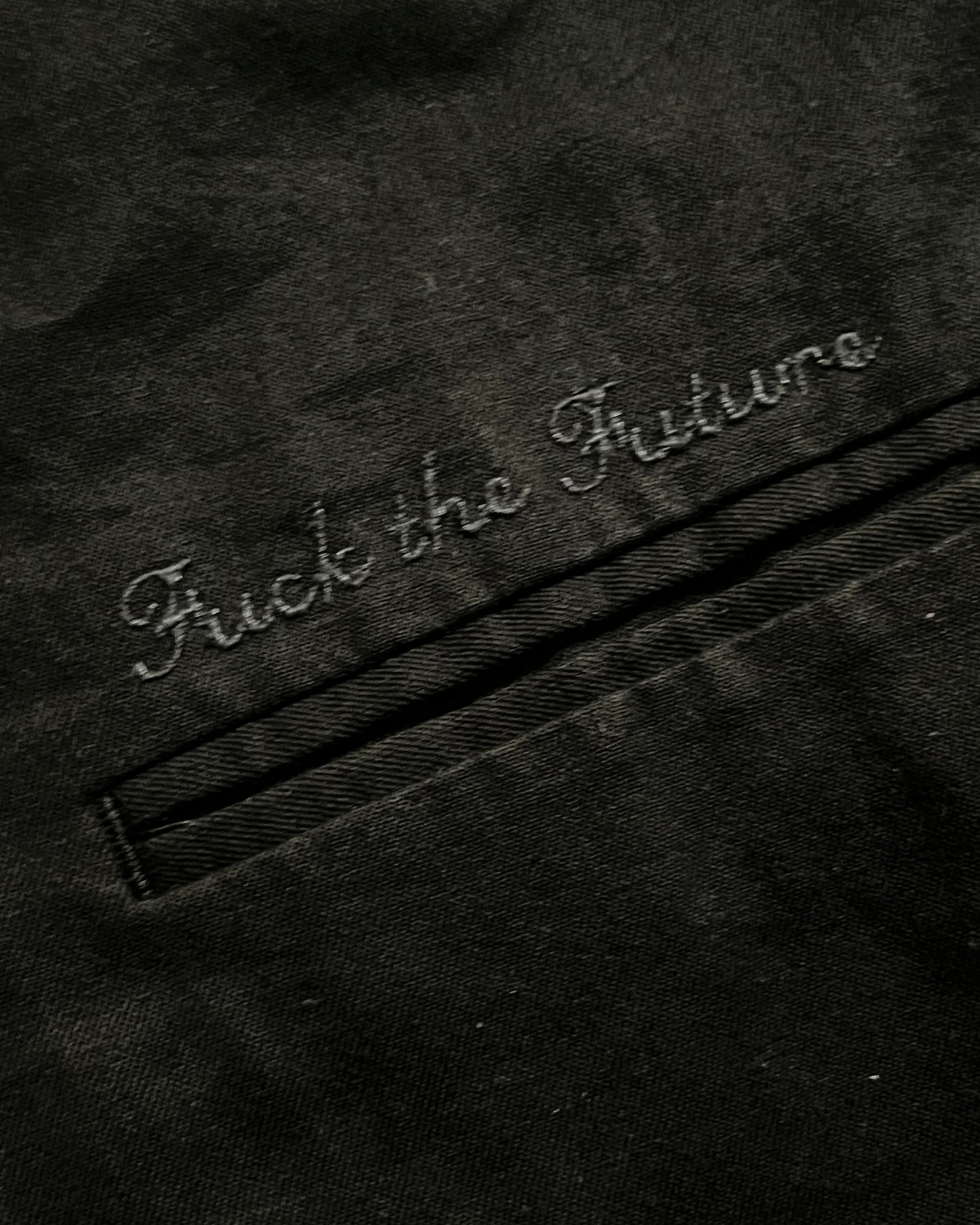Undercover SS12 Open Strings "Fuck The Future, Fuck The Past" Blazer