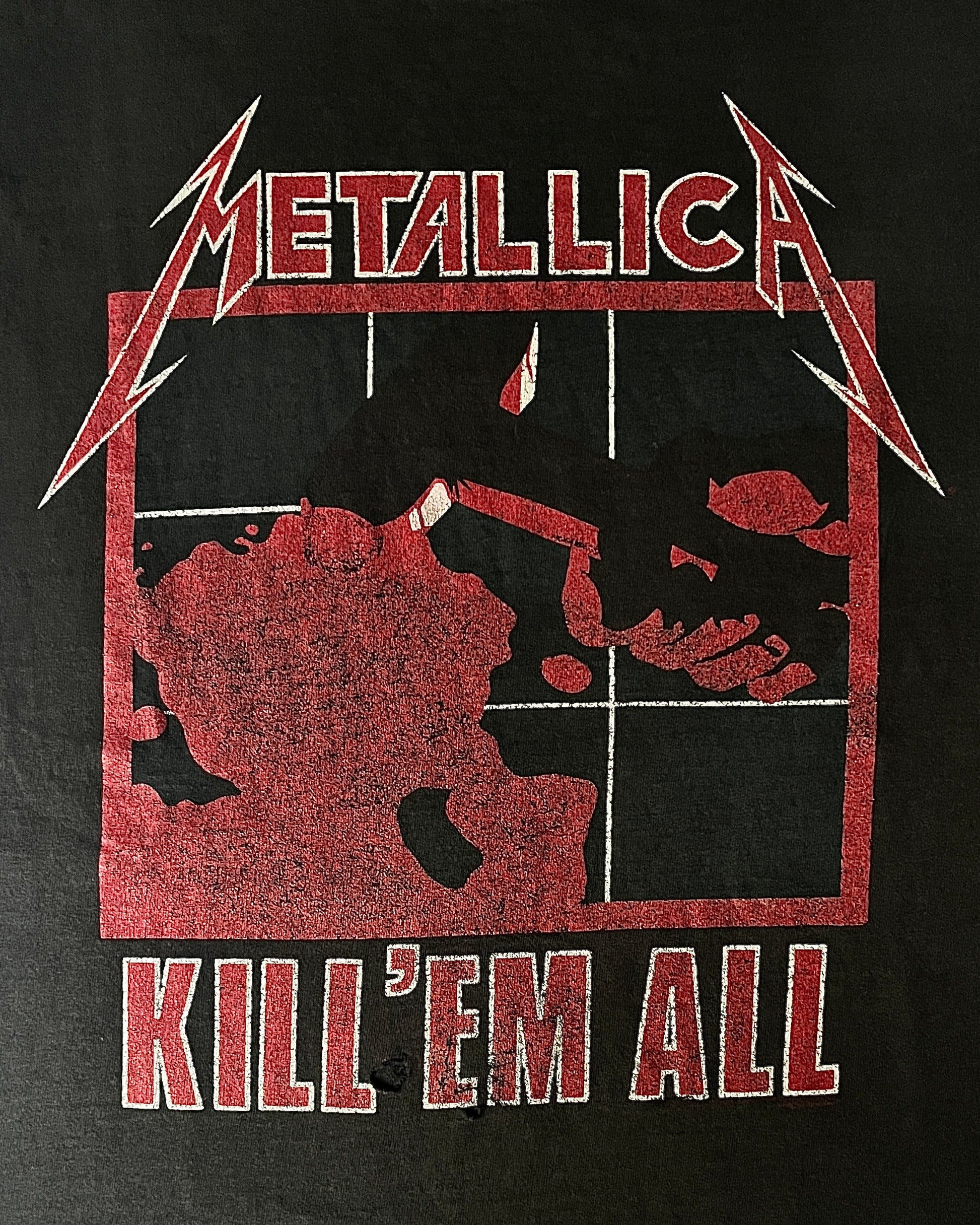 t-shirt da uomo METALLICA - KILL 'EM ALL - BIANCO - PLASTIC HEAD t-shirt da uomo METALLICA - KILL 'EM ALL - BIANCO - PLASTIC HEAD