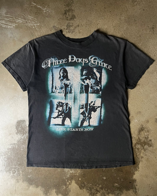 2000's Three Days Grace "Life Starts Now" Tee