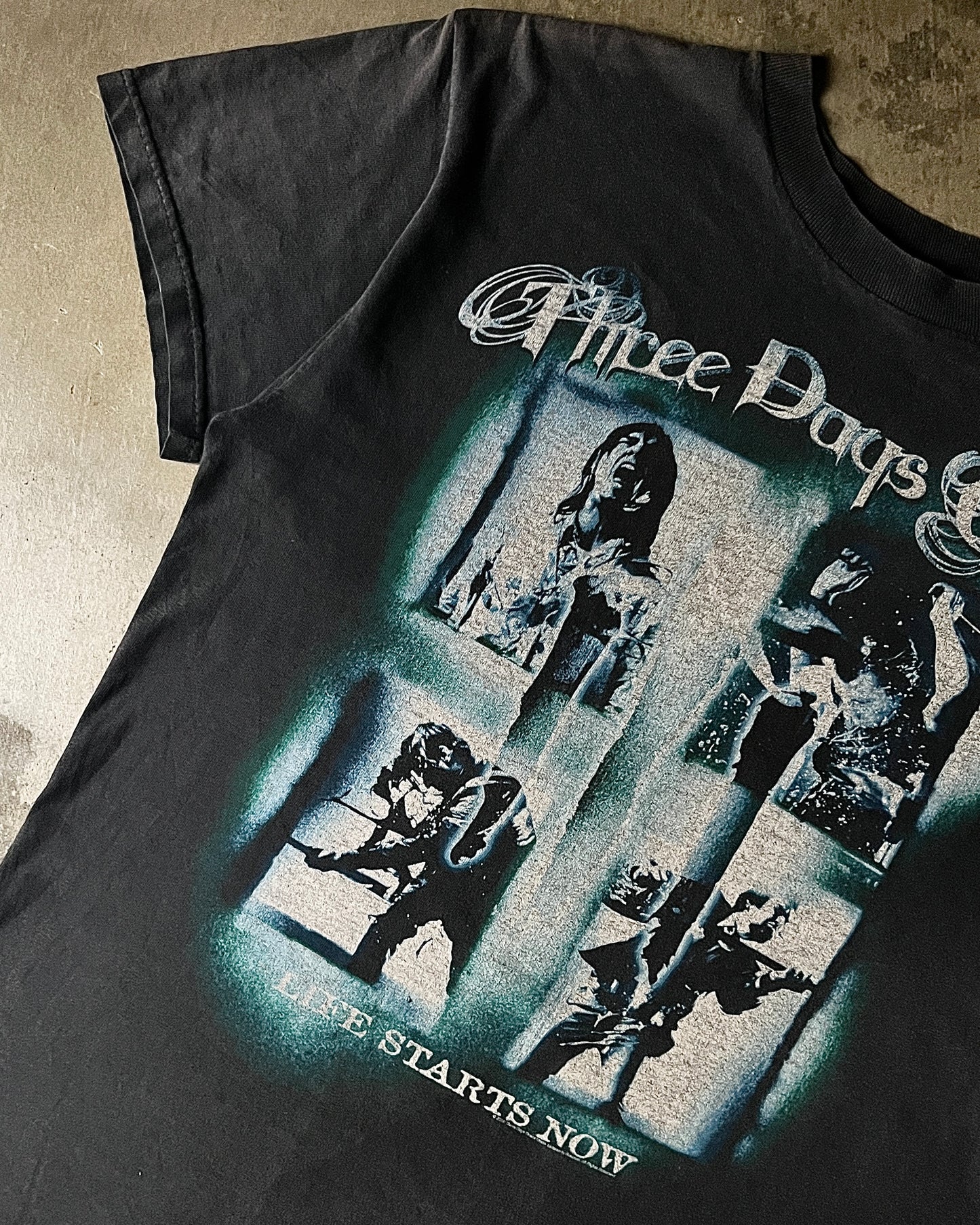 2000's Three Days Grace "Life Starts Now" Tee
