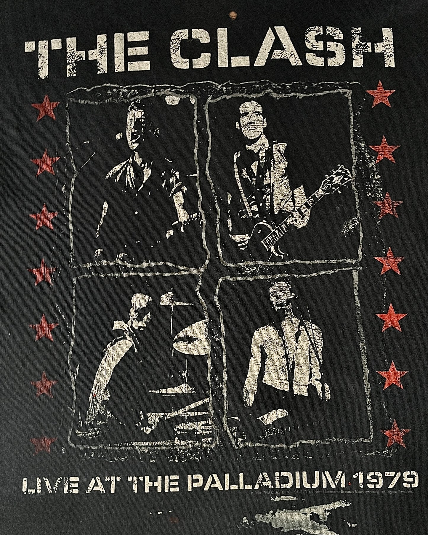 2000's The Clash Painted Concert Tee