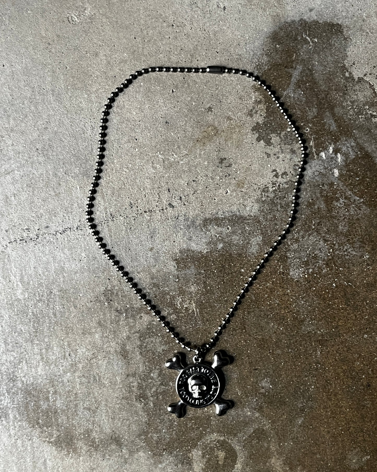 Vivienne Westwood "Too Fast To Live Too Young To Die" Necklace