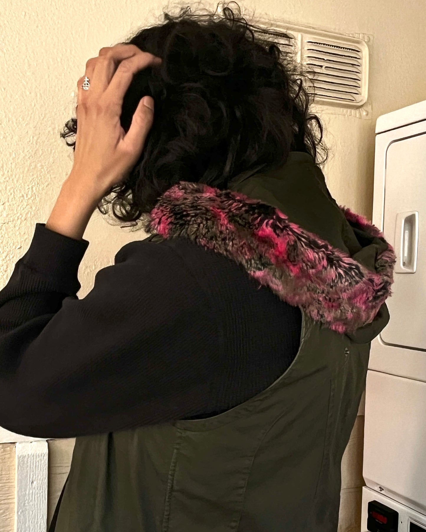 PPFM Military Removable Fur-Hood Vest